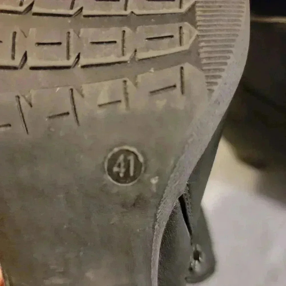 Patricia Black Leather Ankle Boots - Picture 6 of 6